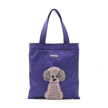 犬モチーフ　刺繍　トートバッグ　ＣＯＯＣＯ　クーコ　 送料無料 即日発送-2