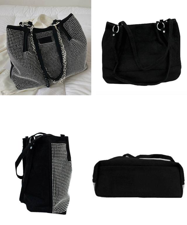 キラキラトートバッグワンショルダーバッグ 送料無料 即日発送-2