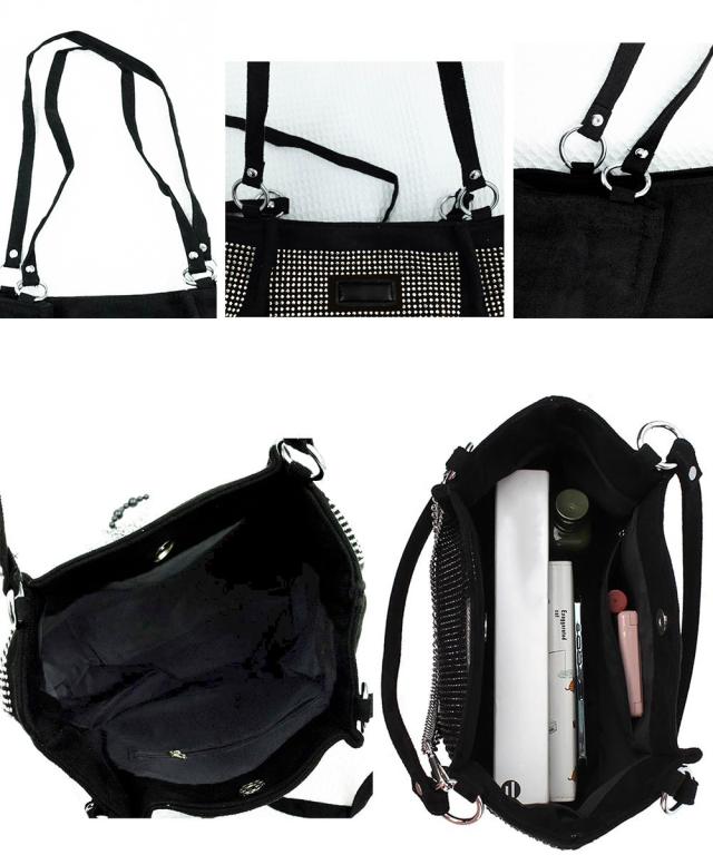 キラキラトートバッグワンショルダーバッグ 送料無料 即日発送-3