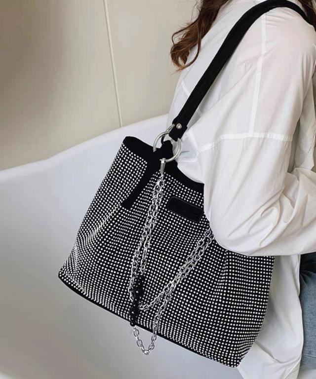 キラキラトートバッグワンショルダーバッグ 送料無料 即日発送-4