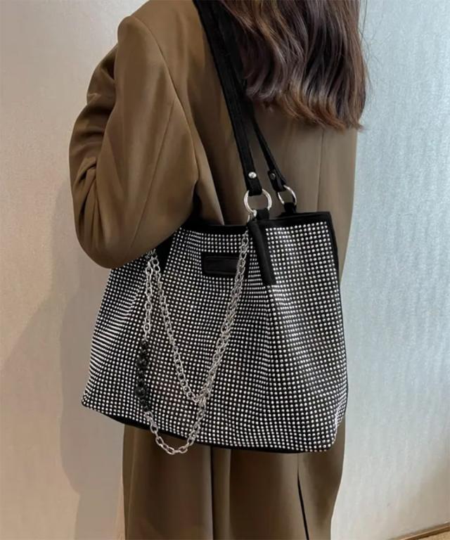 キラキラトートバッグワンショルダーバッグ 送料無料 即日発送-5