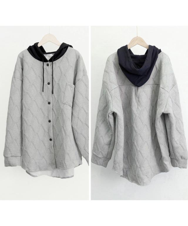 キルティングパーカー レディース 送料無料 即日発送-2