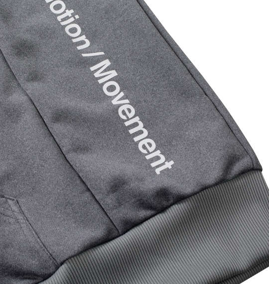 大きいサイズ MOVESPORT ライトスムーススウェットオーセンティックロゴフルジップフーディー 3L 4L 5L 6 MC643303-74387 ラッピング可 送料無料 即日発送-3