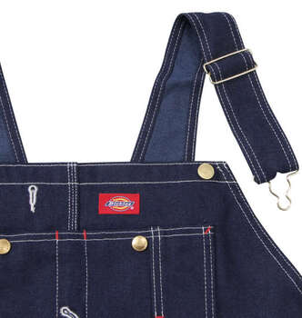 大きいサイズ DICKIES 83294デニムビブオーバーオール 44 48 ラッピング可 送料無料 即日発送-5