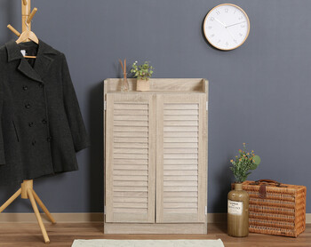 ルーバーシューズボックス オープントップ 2色展開 送料無料-11