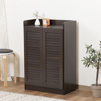 ルーバーシューズボックス オープントップ 2色展開 送料無料-4