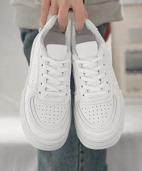 スニーカー 厚底スニーカーレディース白シューズ 送料無料 即日発送-5