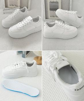 スニーカー 厚底スニーカーレディース白シューズ 送料無料 即日発送-8