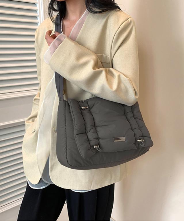 シャーリングボディーバッグパファーバッグ 送料無料 即日発送-5