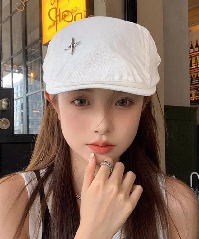 ハンチング キャップ 無地 帽子 送料無料 即日発送-4