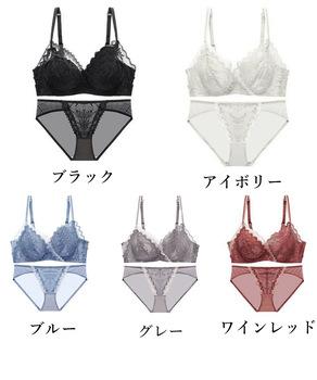 レースブラ ショーツ 2点セットセクシー 送料無料 即日発送-1