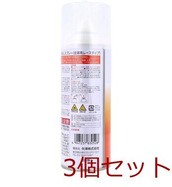 YAZAWA 汚れ落としスプレー 皮革用 ムースタイプ 420mL 3個セット 送料無料-2