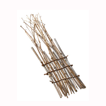 和食器 黒竹すだれ 細 長日本製 3個セット 送料無料-1