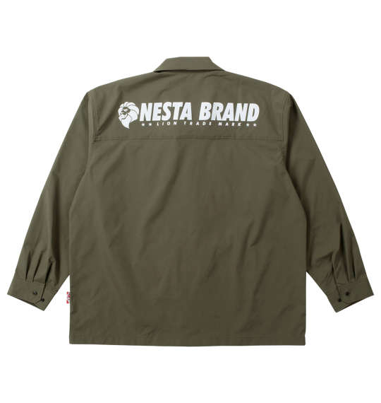 大きいサイズ NESTA BRAND オープンカラー長袖シャツ 3L 4L 5L 6L 8L MC743151-75110 ラッピング可 送料無料 即日発送-1