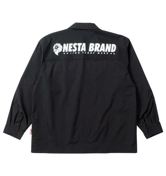 大きいサイズ NESTA BRAND オープンカラー長袖シャツ 3L 4L 5L 6L 8L MC743152-75111 ラッピング可 送料無料 即日発送-1