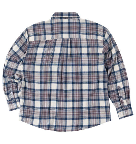 大きいサイズ H by FIGER 両面起毛ネルチェック長袖B.Dシャツ 3L 4L 5L 6L 8L MC743011-75159 ラッピング可 送料無料 即日発送-1