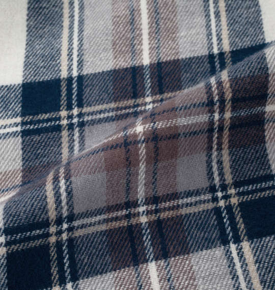 大きいサイズ H by FIGER 両面起毛ネルチェック長袖B.Dシャツ 3L 4L 5L 6L 8L MC743011-75159 ラッピング可 送料無料 即日発送-2