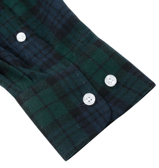 大きいサイズ H by FIGER 両面起毛ネルチェック長袖B.Dシャツ 3L 4L 5L 6L 8L MC743012-75160 ラッピング可 送料無料 即日発送-4