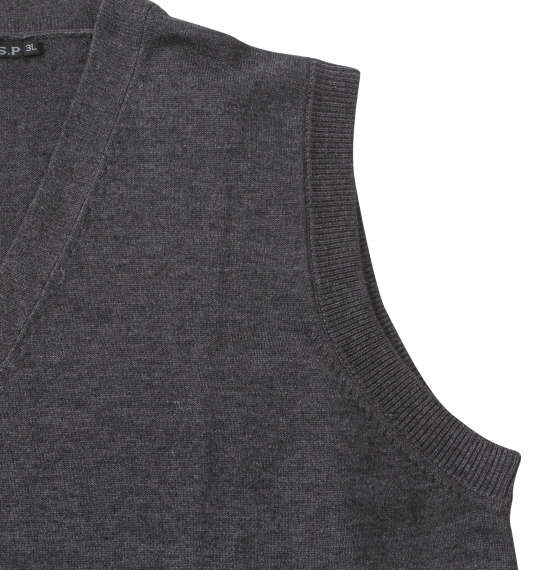 大きいサイズ Mc.S.P ニットベスト 3L 4L 5L 6L 8L MC843761-75201 ラッピング可 送料無料 即日発送-5