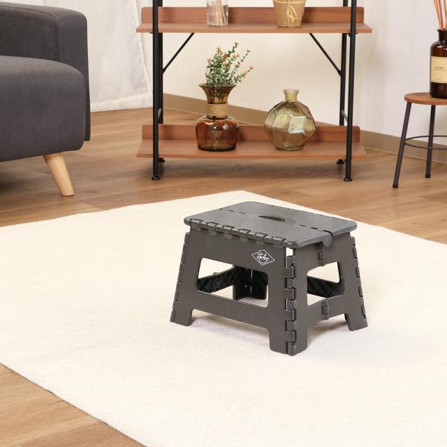 フォールディングステップスツール H22cm 1個箱 3色展開 送料無料-12