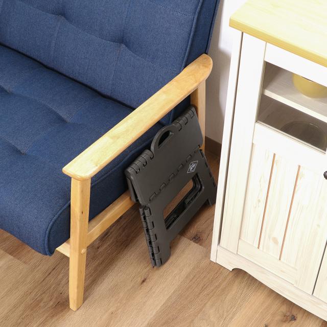 フォールディングステップスツール H22cm 1個箱 3色展開 送料無料-15