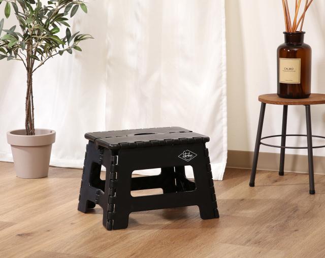 フォールディングステップスツール H22cm 1個箱 3色展開 送料無料-19