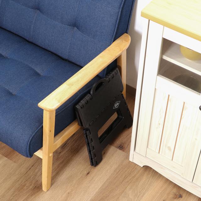 フォールディングステップスツール H22cm 1個箱 3色展開 送料無料-23