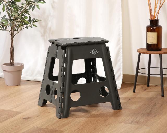 フォールディングステップスツール H39cm 1個箱 3色展開 送料無料-11