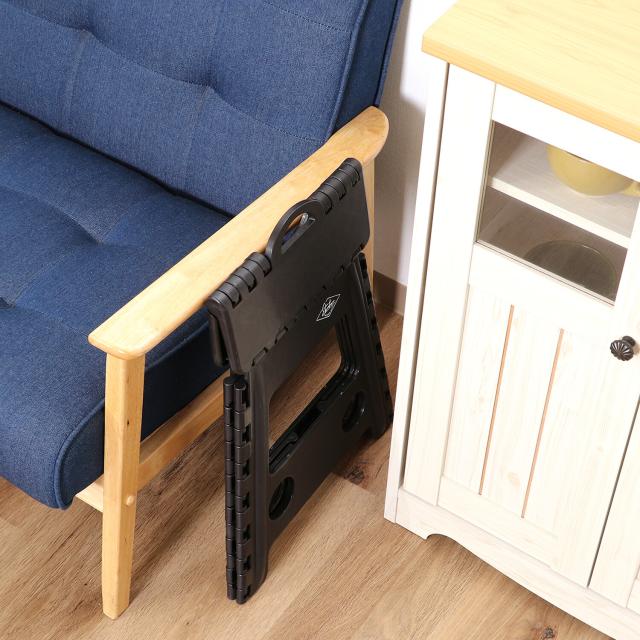 フォールディングステップスツール H39cm 1個箱 3色展開 送料無料-23