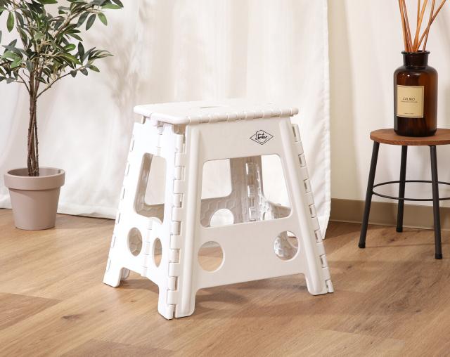 フォールディングステップスツール H39cm 1個箱 3色展開 送料無料-3