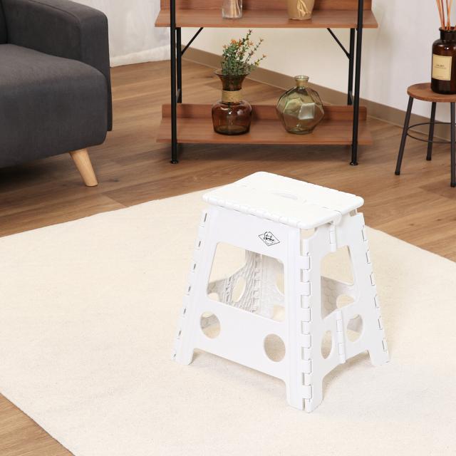 フォールディングステップスツール H39cm 1個箱 3色展開 送料無料-4