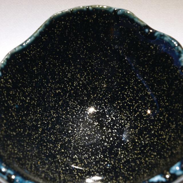 和食器 三ッ足小付 銀河 紺 銀河 茶 銀河 朱 貫入 薄黄 美濃焼 日本製 3セット 送料無料-2