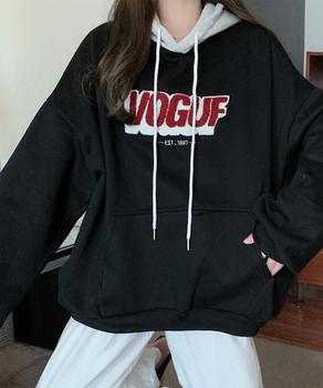 BF風パーカー ゆったり裏起毛フーディー 送料無料 即日発送-4