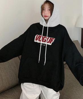 BF風パーカー ゆったり裏起毛フーディー 送料無料 即日発送-6