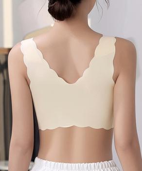 シームレスブラノンワイヤーブラジャー快適 送料無料 即日発送-6