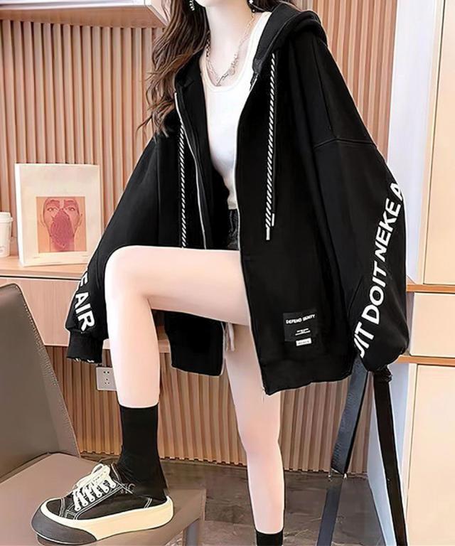 裏起毛パーカー ジップアップ フーディー 送料無料 即日発送-4