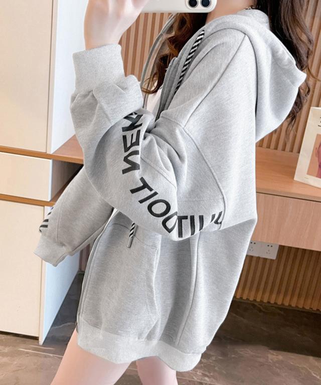 裏起毛パーカー ジップアップ フーディー 送料無料 即日発送-8