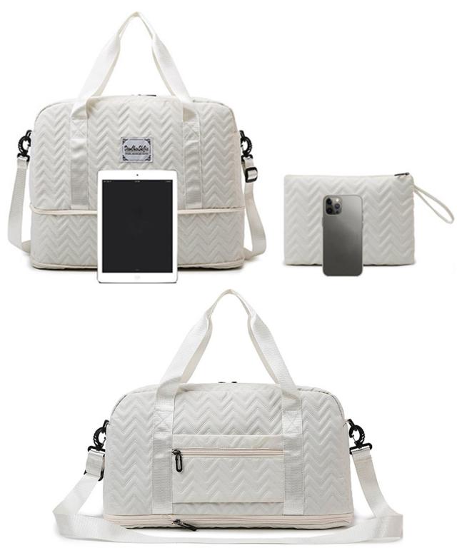 拡張ファスナーボストンバッグ ポーチ付き 送料無料 即日発送-2