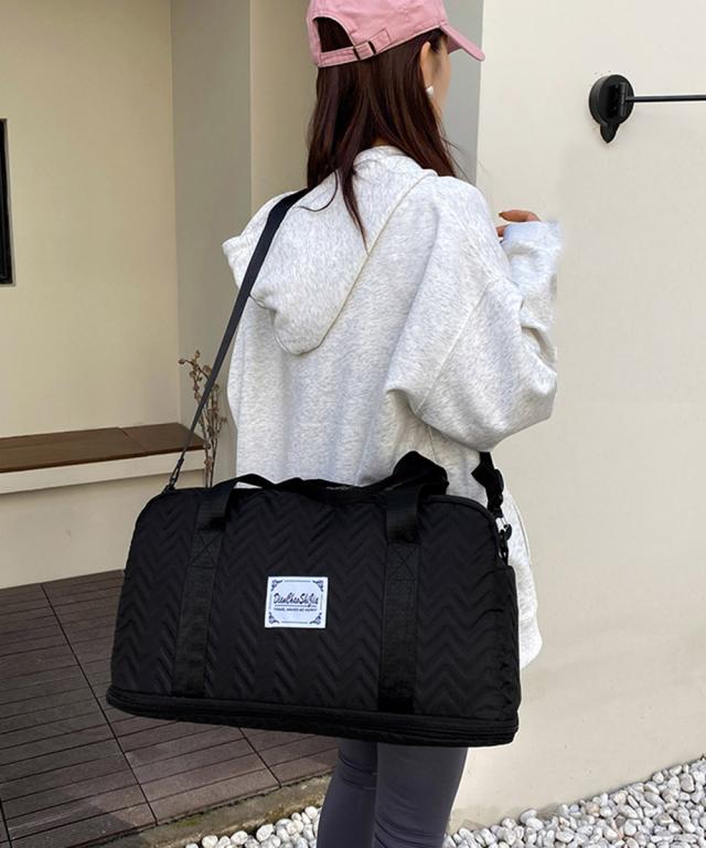 拡張ファスナーボストンバッグ ポーチ付き 送料無料 即日発送-4