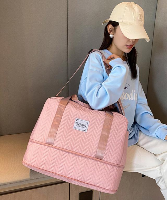 拡張ファスナーボストンバッグ ポーチ付き 送料無料 即日発送-8