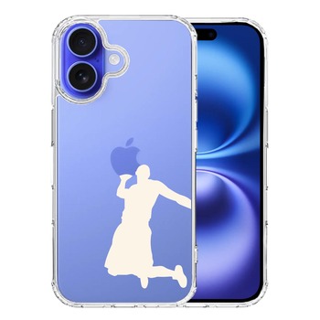 iPhone16 ケース クリア バスケット ダンクシュート2 白 スマホケース 側面ソフト 背面ハード ハイブリッド 送料無料-0