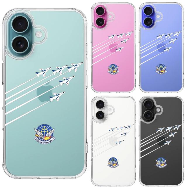 iPhone16 ケース クリア シェル ブルーインパルス スマホケース 側面ソフト 背面ハード ハイブリッド  送料無料-1