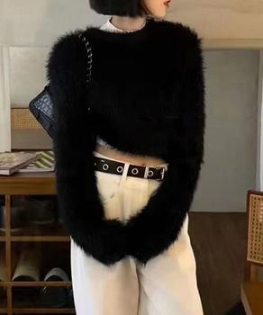 シャギーニットレディース セーター 送料無料 即日発送-4