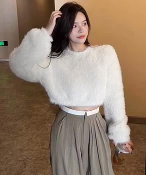 シャギーニットレディース セーター 送料無料 即日発送-5