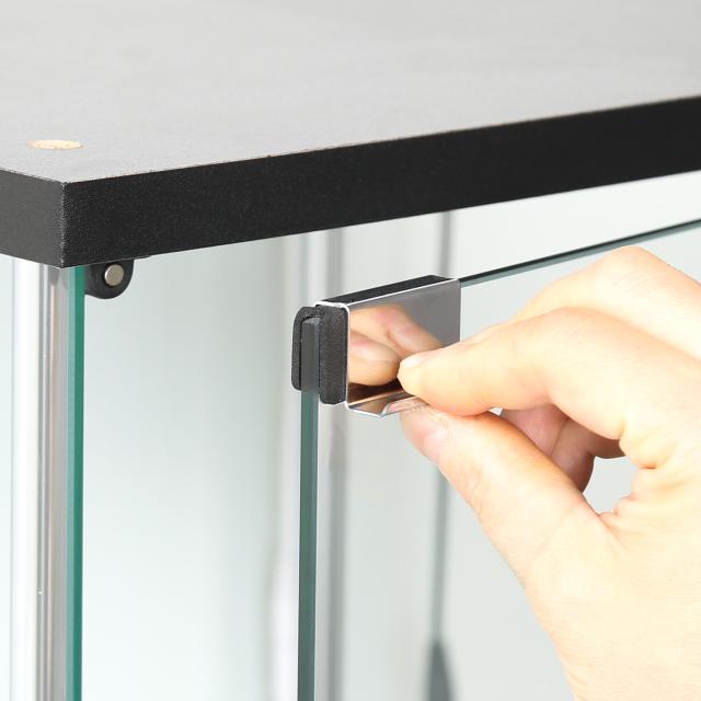 ガラスコレクションケース 4段 LED 送料無料-6