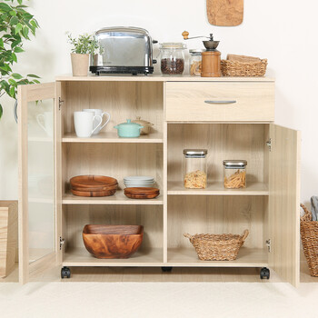 キッチン収納キャビネット 90×40 送料無料-5