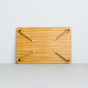 幅90cm ハウステーブル 机 折りたたみ 木製 折れ脚 ナチュラル 完成品 送料無料-9