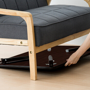 幅90cm ハウステーブル 机 折りたたみ 木製 折れ脚 ナチュラル 完成品 送料無料-12