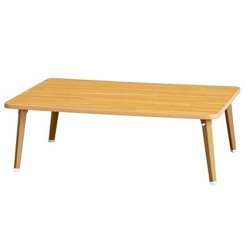 幅90cm ハウステーブル 机 折りたたみ 木製 折れ脚 ナチュラル 完成品 送料無料-1