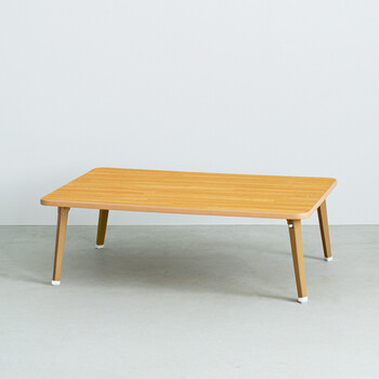 幅90cm ハウステーブル 机 折りたたみ 木製 折れ脚 ナチュラル 完成品 送料無料-4